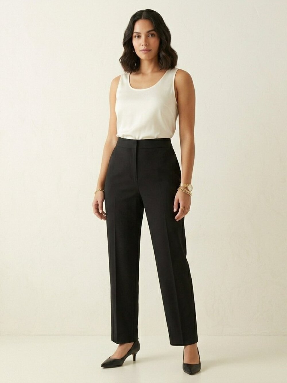 NWT A New Day Relaxed Fit Trousers Black